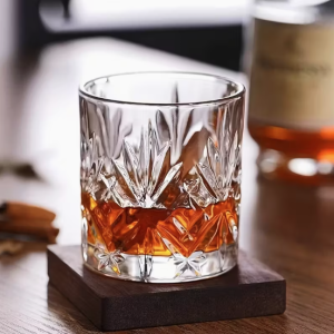Vintaažstiilis topeltklaasist kristallklaasid (2 tk, 210 ml)