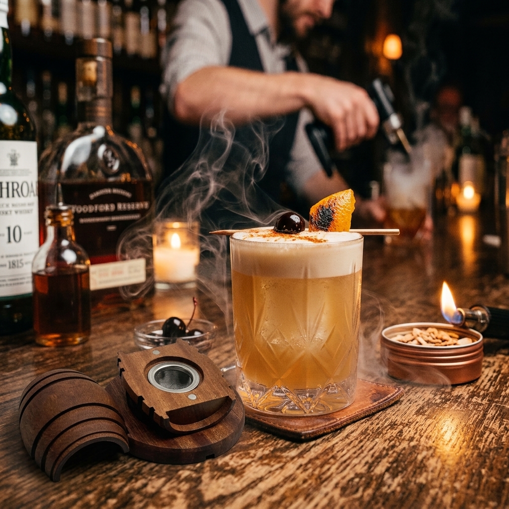 You are currently viewing Õunasuitsuga värskendatud “Whisky Sour”